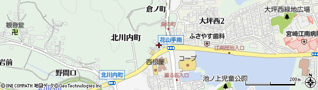 宮崎県宮崎市大坪町倉ノ町周辺の地図
