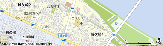 宮崎県宮崎市城ケ崎4丁目周辺の地図