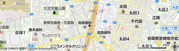 格闘技ジム宮崎・神武會周辺の地図