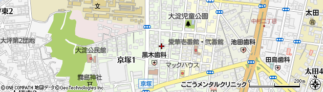 宮崎県宮崎市天満周辺の地図