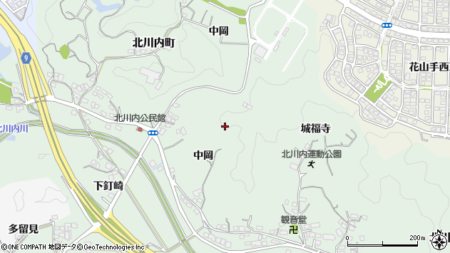 〒880-0941 宮崎県宮崎市北川内町の地図
