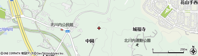 宮崎県宮崎市北川内町周辺の地図