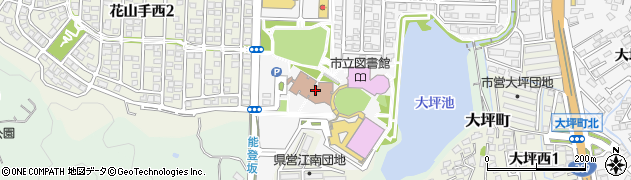 宮崎市役所　健康管理部総合福祉保健センター周辺の地図