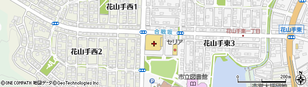 タイヨー花山手店周辺の地図
