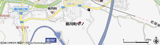 鹿児島県霧島市横川町中ノ周辺の地図