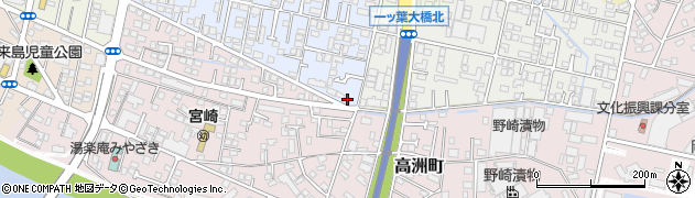 宮崎県宮崎市中西町290周辺の地図