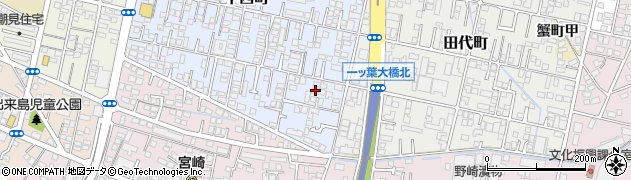 宮崎県宮崎市中西町282周辺の地図