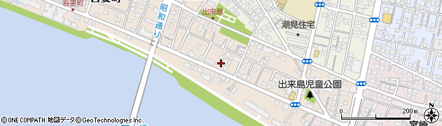 宮崎県宮崎市出来島町周辺の地図