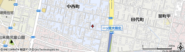 宮崎県宮崎市中西町245周辺の地図