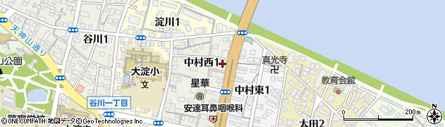 大淀ユーザー車検代行周辺の地図