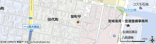 宮崎県宮崎市吉村町蟹町甲4656周辺の地図