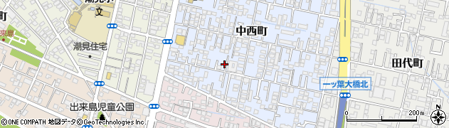 宮崎県宮崎市中西町112周辺の地図