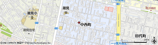 宮崎県宮崎市中西町76周辺の地図