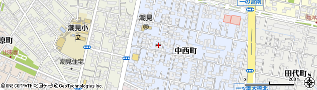 宮崎県宮崎市中西町80周辺の地図