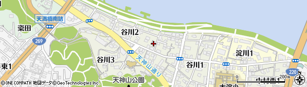 合氣道宮崎天満道場周辺の地図