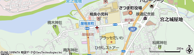 宮囿製麺所周辺の地図