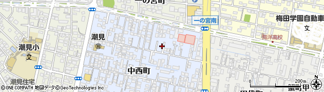 宮崎県宮崎市中西町178周辺の地図