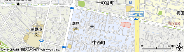 宮崎県宮崎市中西町27周辺の地図