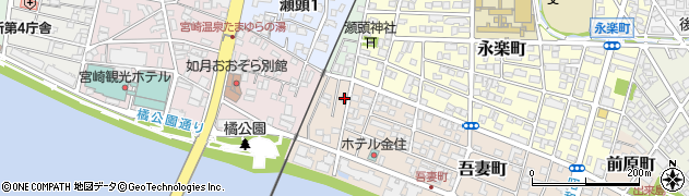 宮崎県宮崎市吾妻町28周辺の地図