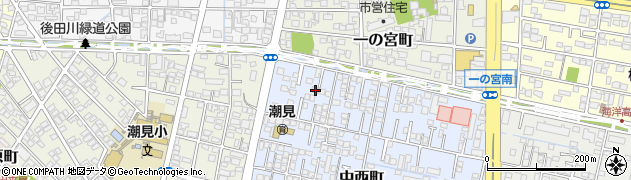 宮崎県宮崎市中西町7周辺の地図