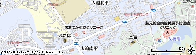 宮崎県宮崎市大塚町大迫南平4485周辺の地図