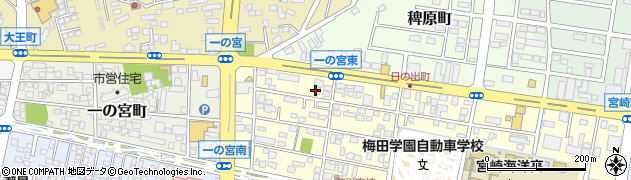 東和電気株式会社　宮崎営業所周辺の地図
