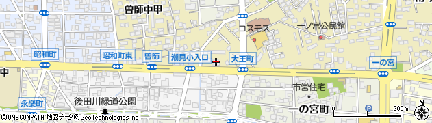 高鍋信用金庫宮崎東支店周辺の地図