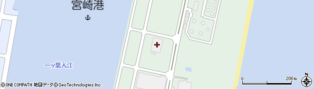 宮崎カレットセンター周辺の地図