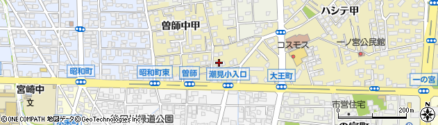 宮崎県宮崎市吉村町（曽師前甲）周辺の地図