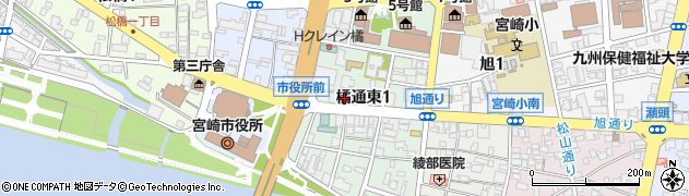 宮崎県銀行協会（一般社団法人）周辺の地図