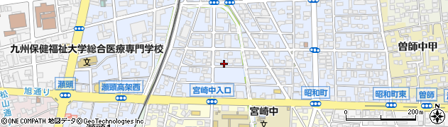宮崎県宮崎市堀川町周辺の地図