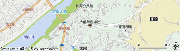 大前時吉神社周辺の地図
