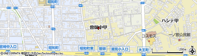 宮崎県宮崎市吉村町（曽師中甲）周辺の地図
