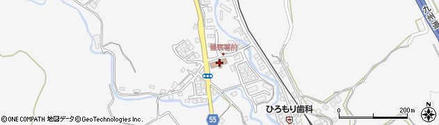霧島警察署横川幹部派出所周辺の地図