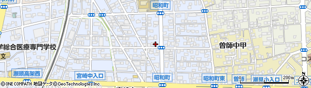 宮崎昭和郵便局周辺の地図