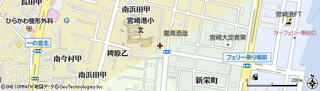 宮崎県宮崎市吉村町四町田甲周辺の地図
