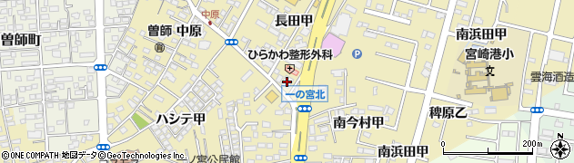 東陶機器宮崎営業所周辺の地図