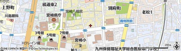 夕刊デイリー新聞社宮崎支社周辺の地図