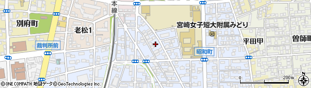宮崎県宮崎市堀川町40周辺の地図