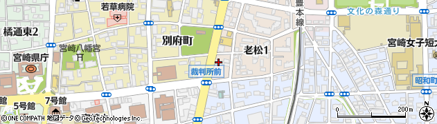 トヨタレンタリース宮崎宮崎店周辺の地図