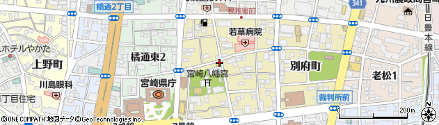 八幡精肉店周辺の地図