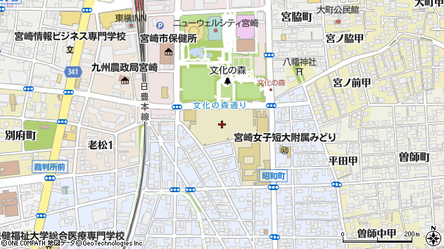 〒880-0876 宮崎県宮崎市浄土江町の地図
