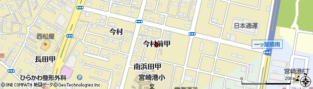 宮崎県宮崎市吉村町（今村前甲）周辺の地図