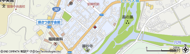 南日本新聞社さつま支局周辺の地図