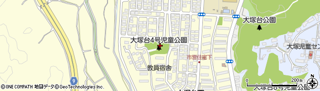 大塚台4号街区公園周辺の地図