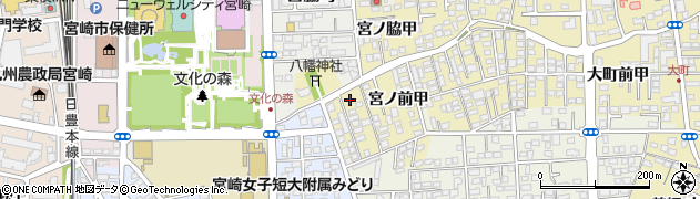 フェニックスキッズ　宮崎駅東口周辺の地図