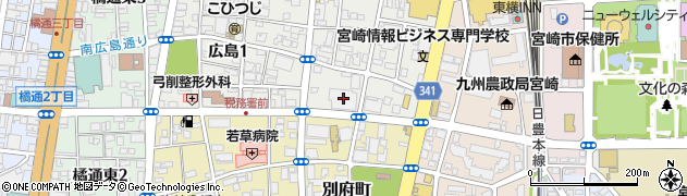 株式会社宮崎太陽銀行　経営企画部周辺の地図