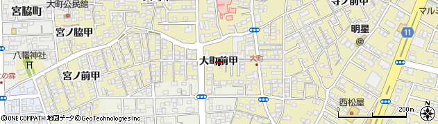 宮崎県宮崎市吉村町（大町前甲）周辺の地図