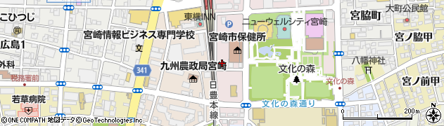 パーパス株式会社宮崎営業所周辺の地図