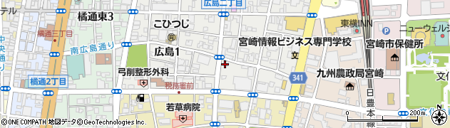ビジネスホテル鶴富周辺の地図